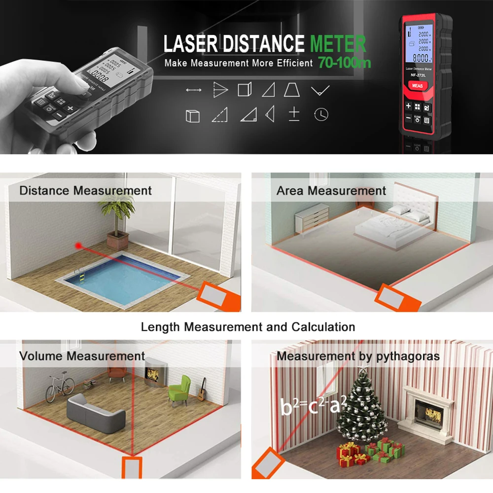 Noyafa NF-271 dalmierz laserow – Home Improvement Services recenzja i cena