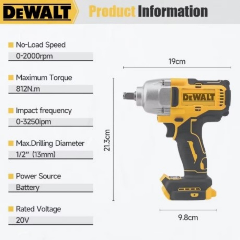 DEWALT DCF892 Bezszczotkowy, a – Home Improvement Services recenzja i cena