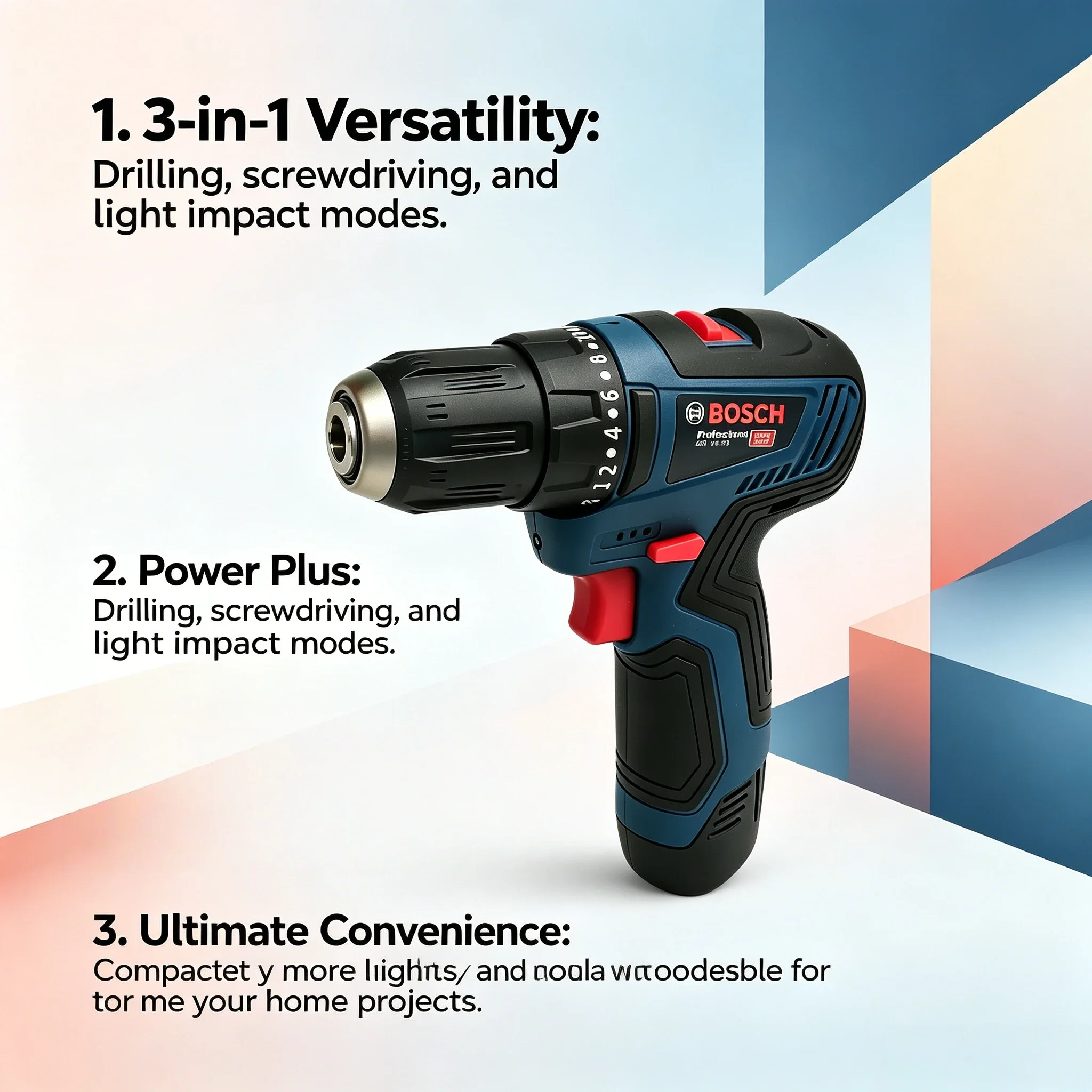 Wiertarko-wkrętarka Bosch GSB  – Power Drill Cordless recenzja i cena