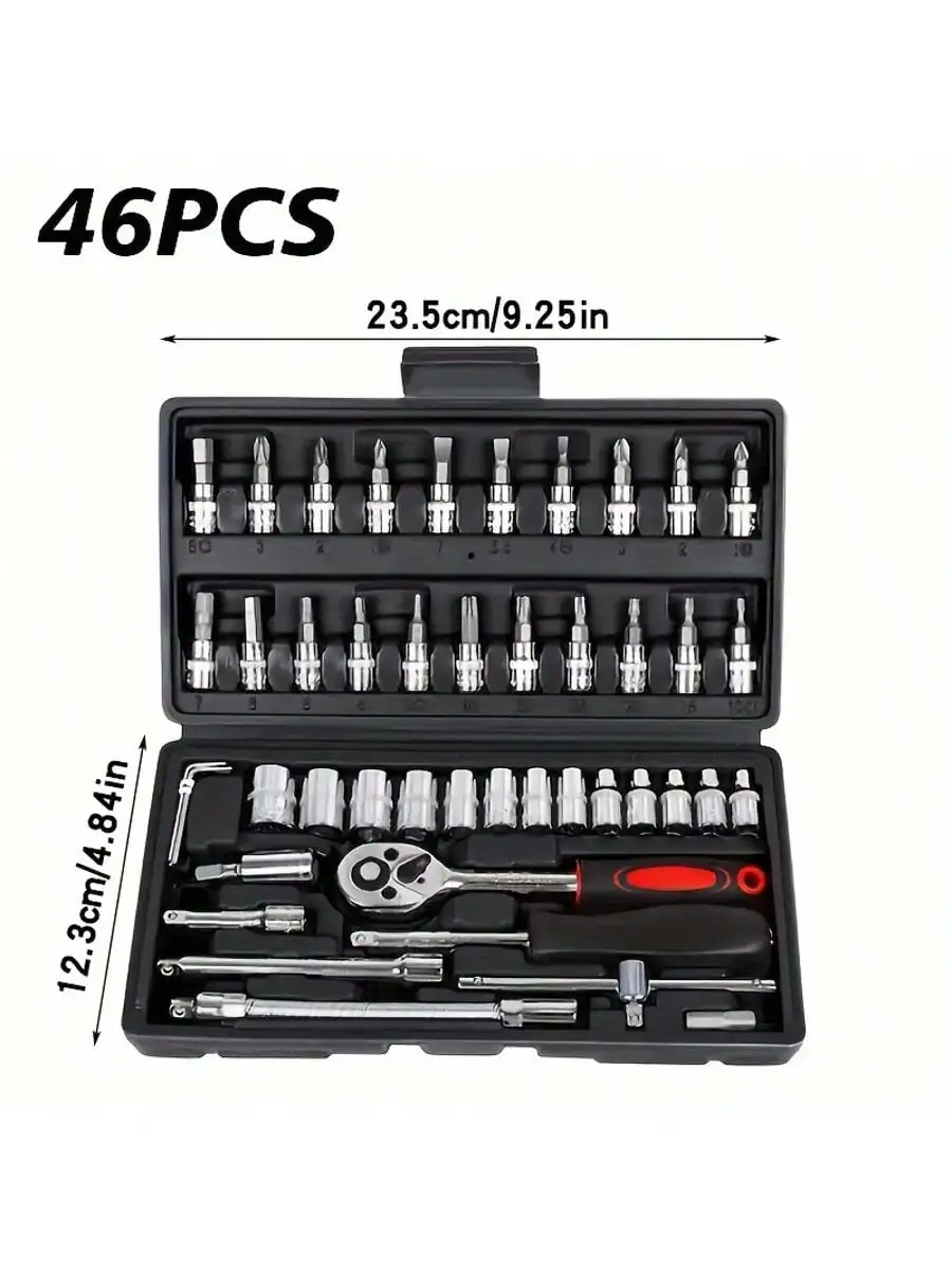 46-częściowy zestaw kluczy nas – Home Improvement Tools recenzja i cena