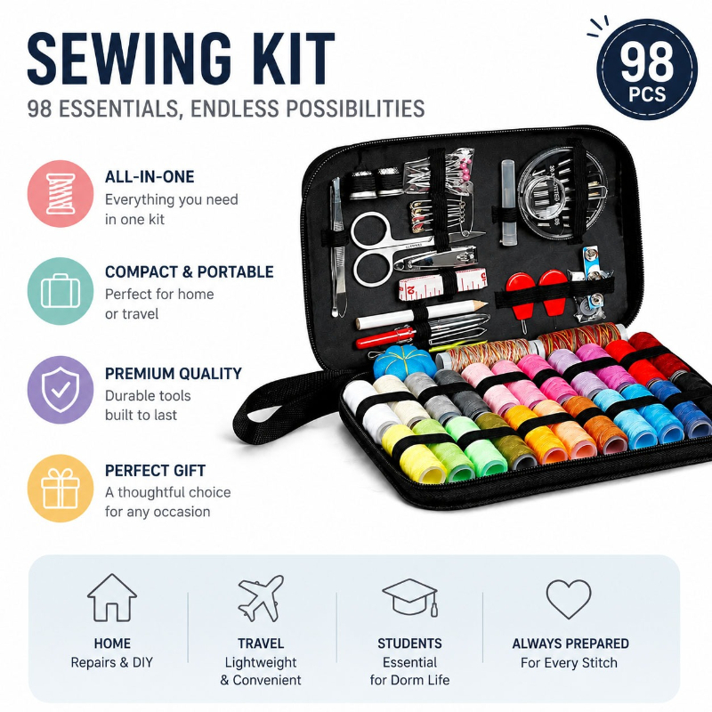 Zestaw narzędzi do szycia 68/9 – Home Improvement Tools recenzja i cena